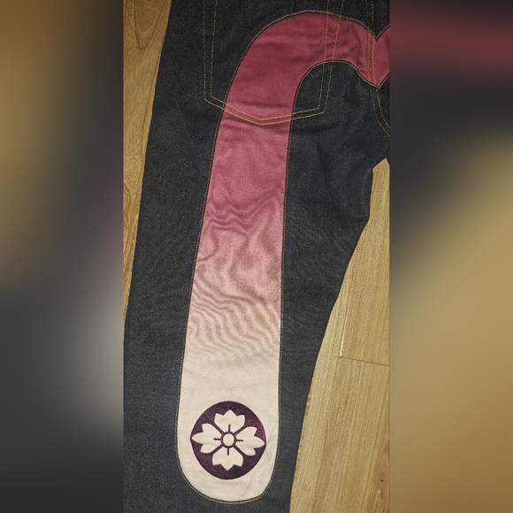 EVISU Japan Vintage Selvage Daicock Jeans – Purple Gradient - Picture 7 of 16